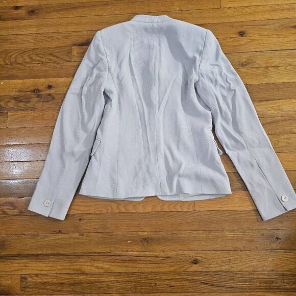 MaxMara Blazer Jacket Womens Size 2 Gray Button Up Coat - Picture 5 of 6